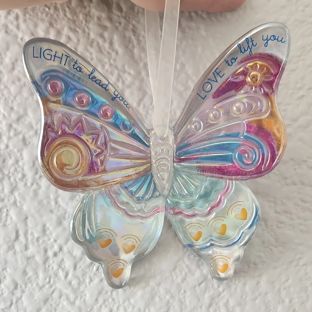 Butterfly Glass Ornament - Picture 1 of 5